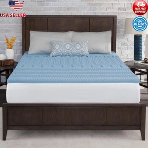 Wende Memory Foam Matratzenauflage Twin XL Druckentlastungszonen Komfort Neu - Bild 1 von 7