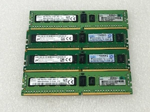 LOT OF 4  MIX 8GB 1Rx4 PC4-2133P-RC0-10  & 11 ECC REG Server Memory  32GB TOTAL - Picture 1 of 5