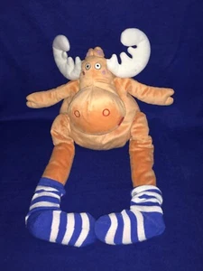 Kuscheltier IKEA Elch Barnslig Älg orange mit Socken (i1) - Bild 1 von 2