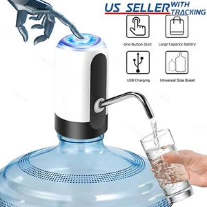 Universal Water Bottle Jug Pump Automatic Switch Dispenser 5 Gallon USB Power - Picture 1 of 9