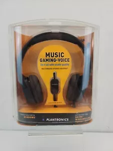 Plantronics Audio 355 schwarz Kopfbügel Headset Stereo Sound Computer NEU (versiegelt) - Bild 1 von 2