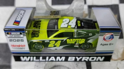 William Byron #24 RAPTOR 2025 Chevrolet 1:64 Scala C242565AXRWB - Immagine 1 di 4
