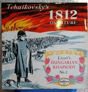 TCHAIKOVSKY 1812 OVERTURE / LISZT HUNGARIAN RHAPSODY NM/NM 1959. UK - Picture 1 of 4