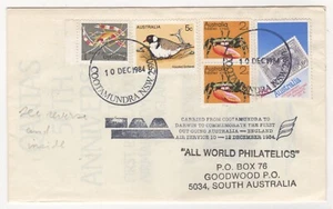 1984 Dec 10th. Flight Cover. 50th Cootamundra to Darwin. AAMC 1996. - Picture 1 of 2