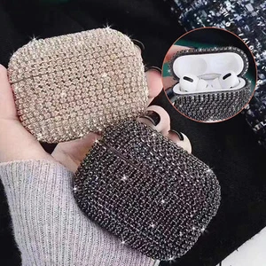 For Apple AirPods Pro 1/2/Pro/3 Protective 3D Bling Diamonds Keychain Case Cover - Picture 1 of 11