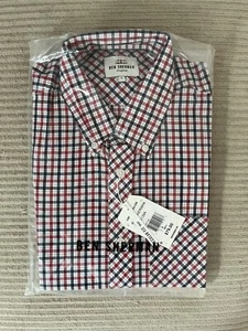 Camisa Ben Sherman Original Para Hombre Pequeña The House Check Mod Ajuste Azul Profundidades Nueva con Etiquetas - Imagen 1 de 5