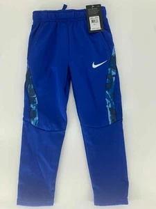Nike Boys Therma Fleece Athletic Pant Blue 86E068 Size 4 - Picture 1 of 7