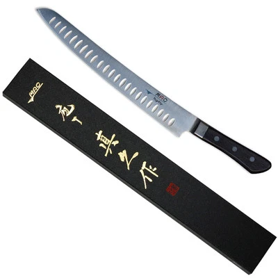 Japan MAC Knife MSL-105 10.5" Professional Hollow Edge Mighty Slicer w/ Dimples