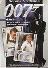 James Bond 007 Heroes & Villains 4 w 1 gra karciana - nowa & oryginalne opakowanie