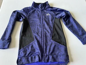 Adidas Purple Girls Track Jacket Size 6X - Picture 1 of 8