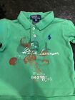 Toddler Boy Polo By Ralph Lauren  Polo Green Jellyfish Print Shirt Size 9m