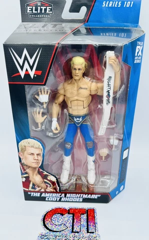 IN HAND - 2023 MATTEL WWE WWF AMERICAN NIGHTMARE CODY RHODES - SERIES 101 ELITE Cover