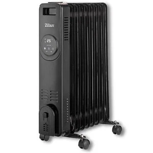 Öl Radiator 9 Rippen Elektrischer Heizkörper Heizstrahler Heizgerät Konvektor - Bild 1 von 5