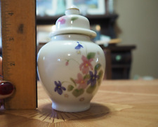 Fred Roberts Co. Ginger Jar Gold Trim Floral Japan Porcelain Small