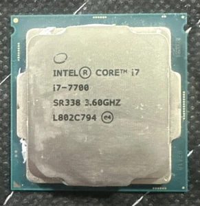 Intel 7th Gen Core i7-7700 SR338 3.60GHz (Turbo 4.20GHz) 4-Core LGA-1151 PC CPU - Picture 1 of 1