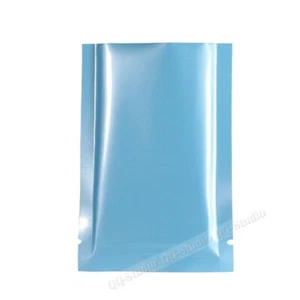 100x 4.7 x 7 in Heat Sealing Bags Aluminum Foil Vacuum Mylar, 3mil, Light Blue - Picture 1 of 1