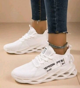 Zapatos para correr ligeros de moda blancos Han Edition para mujer talla EUR 37 / US 6,5 - Imagen 1 de 11