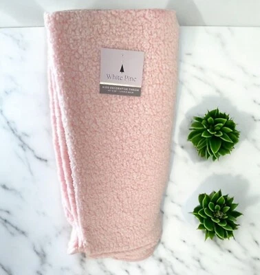 White Pines Soft Kids Decorative Throw/blanket Pink 50" x 60" - Image 1 of 2