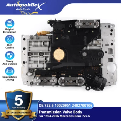 Transmission Valve Body Solenoid W/Conductor Plate For Mercedes Benz 722.6 OE Foto 1 de 4