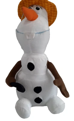 Disney Frozen Olaf Plush Singing In Summer 13" See Video Christmas - Image 1 of 4