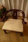 Vintage Chinese Ming Style  Horse Shoe Lounge Chair made for Regency House NC