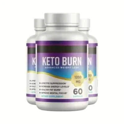 3-Pack Keto Burn Advanced Weight Loss Supplement Diet Pills - 180 Capsules - Image 1 of 4