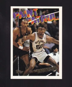 1994-95 Topps Paint Patrol David Robinson #108 San Antonio Spurs - Picture 1 of 2