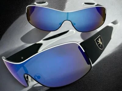 Gafas de sol contemporáneas elegantes modernas deportivas envolventes elegantes de moda de moda para hombre Foto 1 de 4