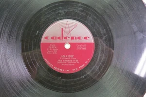 The Chordettes - CADENCE 1345 - Lollipop & Baby Come-A Back-A - Picture 1 of 2