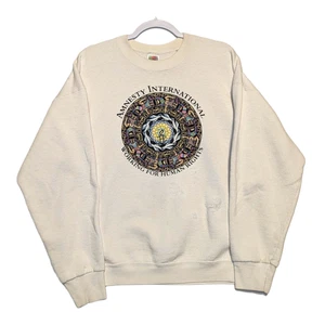 80s / 90s Amnesty International crewneck sweatshirt - Picture 1 of 5