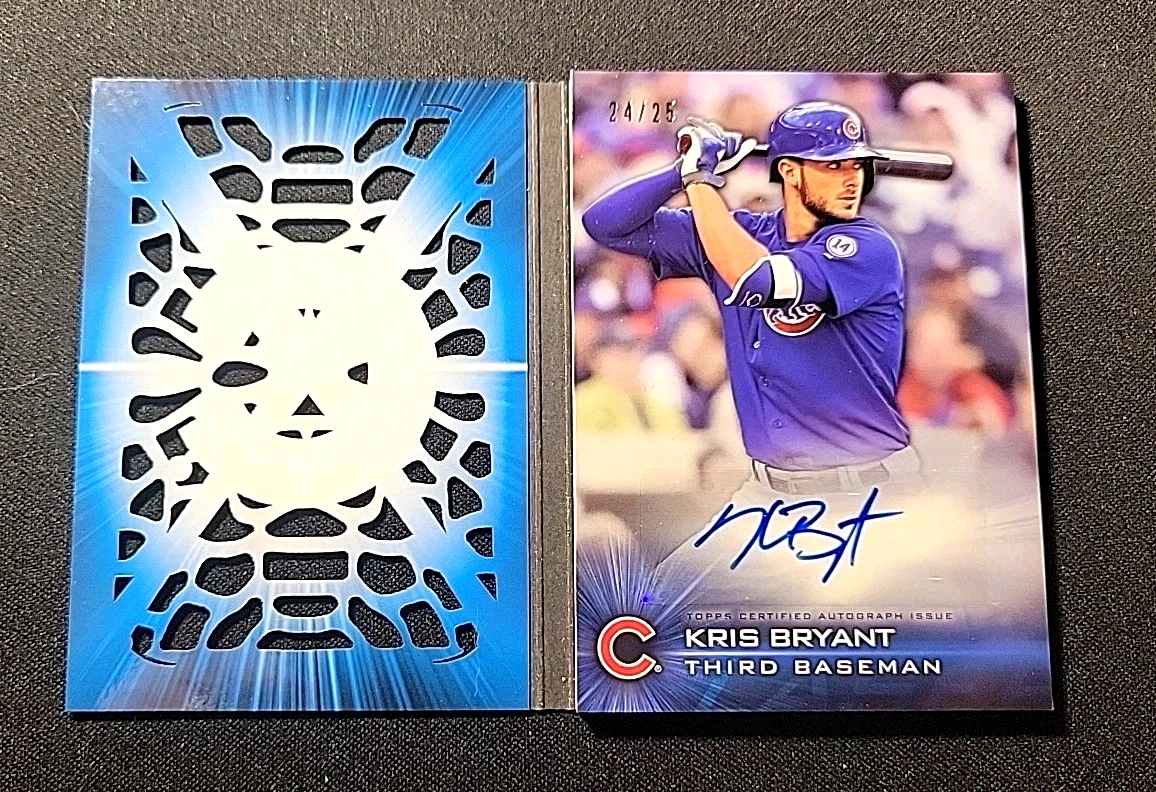 Kris Bryant Autographed Baseball Trading Cards & Accessories for
