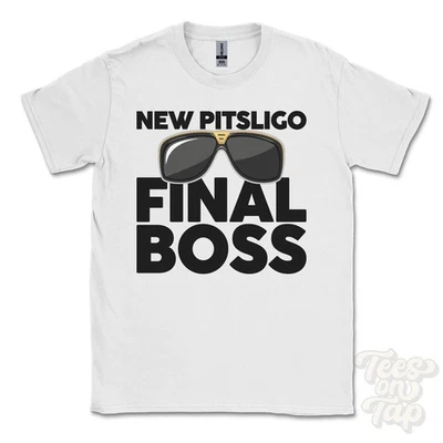 NUEVA CAMISETA PITSLIGO FINAL BOSS Divertida Regalo Navidad Aberdeenshire Escocia Ibiza - Imagen 1 de 2