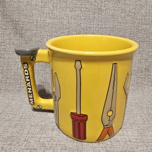 Menards Coffee Mug with Yellow 3D Tool Pliers Wrench Screwdriver - Picture 1 of 8
