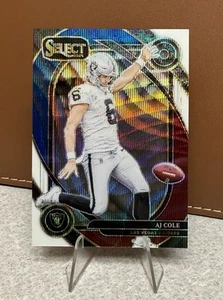 AJ Cole 2024 Panini Select - Club Level Tricolore /149 Las Vegas Raiders #203 - Foto 1 di 3