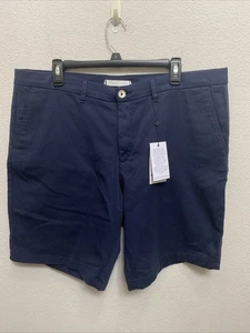 Nuevos Pantalones Cortos Robert Graham Para Hombre Talla 36 Azul Marino Calce Clásico Nuevos con Etiquetas $98 - Imagen 1 de 12