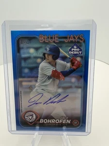 2024 Topps Pro Debut - Jace Bohrofen #PD-143 Blue Foil Autographs /150 (AU, RC) - Picture 1 of 2