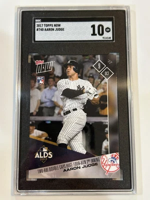 2017 Topps Now - ALDS #740 Aaron Judge (RC) SGC 10 - Image 1 of 2