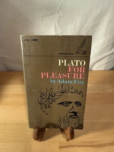 ADAM FOX Plato for Pleasure Pre Owned Vintage Book - Imagen 1 de 4