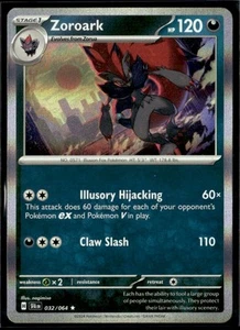 2024 SCARLET & VIOLET SERIES - SHROUDED FABLE HOLO ZOROARK RARE #32 - Picture 1 of 2