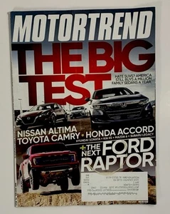 Motor Trend Magazine May 2021 The Big Test Nissan Altima Toyota Camry - Picture 1 of 2