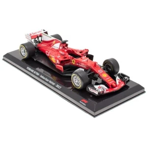 1:24 Ferrari SF70H Sebastian Vettel 2017 F1 Ixo Hachette Diecast - Foto 1 di 2