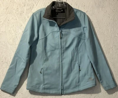 Chaqueta deportiva New Balance Performance para mujer azul mediana Foto 1 de 4