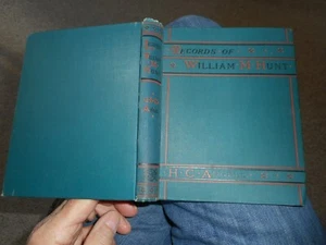 Records of William M. Hunt American painter New England portraits landscapes1881 - Imagen 1 de 5