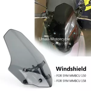 For SYM MMBCU150 158 Motorcycle Windshield Windscreen Wind Deflector Fairings - Picture 1 of 8