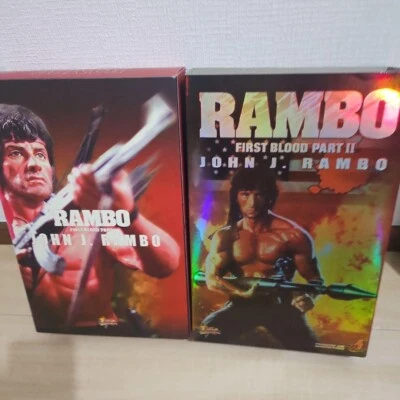 Obra maestra de la película John Rambo Sylvester Stallone primera figura de sangre Hot Toys Foto 1 de 4