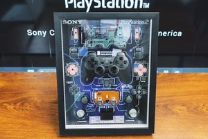 Disassembled Sony PS Controller-PS1/PS2/PS3/PS4/PS5 With Frame,Wall Art,Gifts - Picture 1 of 27