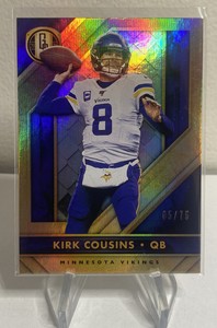 Kirk Cousins 2020 Panini Gold Standard /75 