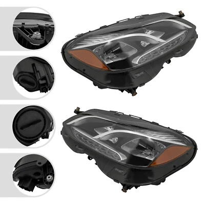 2014-2016 For Mercedes-Benz E-Class E350 E300 W212 LED Headlights Headlamps Pair Foto 1 de 4