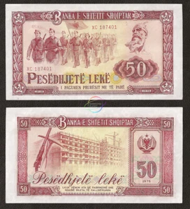 ALBANIA 50 Leke 1976 P-45 UNC sin circular - Imagen 1 de 1