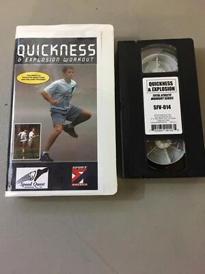 Quickness & Explosion Workout Vhs Sport America Speed Quest Total Athlete Series - Image 1 of 4